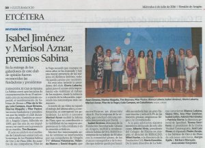 Heraldo de Aragón, 6 de julio de 2016