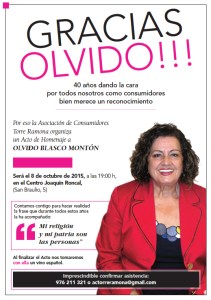 Homenaje a Olvido Blasco